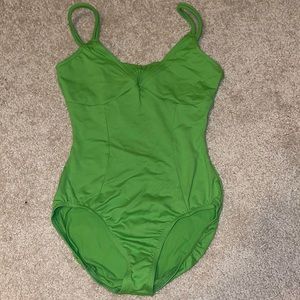 Bloch Adult Medium Green Camisole Leotard Dance